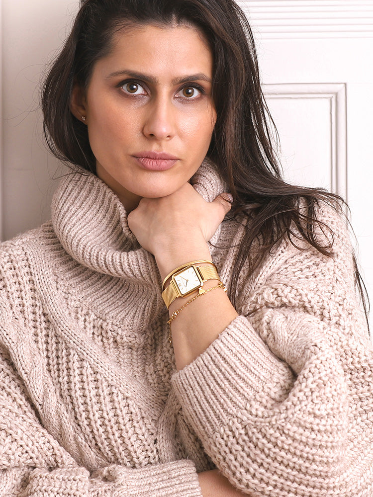 Noemi Gold White